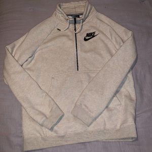 Tan Nike quarter zip